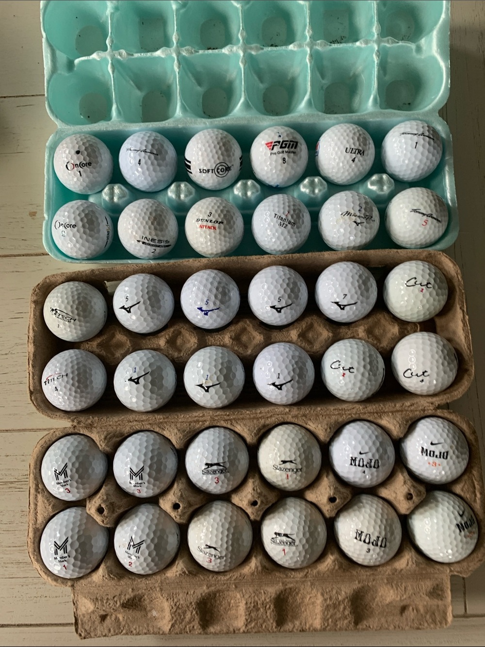 Used Assorted Golf Balls for Sale